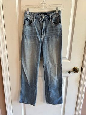 Hollister Light Blue Straight-Leg Jeans